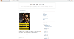 Desktop Screenshot of bornin1988.blogspot.com