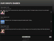 Tablet Screenshot of ourxingfubaby.blogspot.com