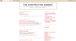 Desktop Screenshot of constructedmoment.blogspot.com