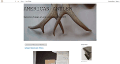 Desktop Screenshot of americanantler.blogspot.com