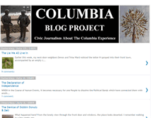 Tablet Screenshot of columbiablogproject.blogspot.com