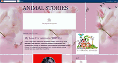 Desktop Screenshot of my-animal-stories.blogspot.com