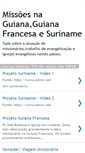 Mobile Screenshot of missoesnaguianaesuriname.blogspot.com