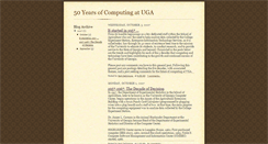 Desktop Screenshot of 50years-uga-computing.blogspot.com