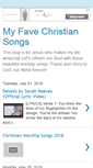 Mobile Screenshot of myfavechristiansongs.blogspot.com