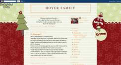 Desktop Screenshot of hoyerfamilyblog.blogspot.com