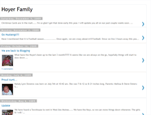 Tablet Screenshot of hoyerfamilyblog.blogspot.com