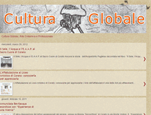 Tablet Screenshot of culturaglobale.blogspot.com