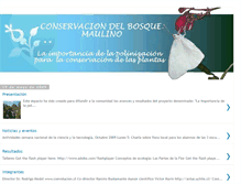 Tablet Screenshot of conservaciondelbosquemaulino.blogspot.com