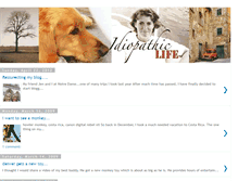 Tablet Screenshot of idiopathiclife.blogspot.com