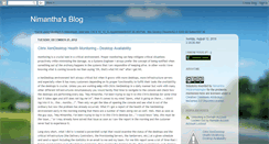 Desktop Screenshot of nimanthanw.blogspot.com