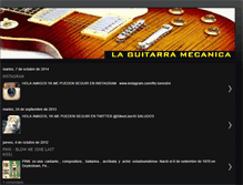 Tablet Screenshot of la-guitarra-mecanica.blogspot.com