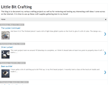 Tablet Screenshot of littlebitcrafting.blogspot.com