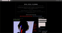 Desktop Screenshot of evilevilclown.blogspot.com