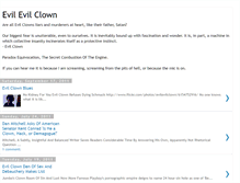 Tablet Screenshot of evilevilclown.blogspot.com