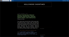 Desktop Screenshot of hollywoodshowtimes.blogspot.com