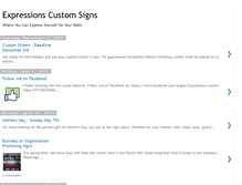 Tablet Screenshot of expressionscustomsigns.blogspot.com