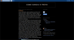 Desktop Screenshot of frevo-comosurgiuofrevo.blogspot.com