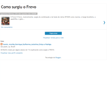 Tablet Screenshot of frevo-comosurgiuofrevo.blogspot.com