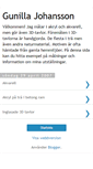 Mobile Screenshot of gunillajohansson.blogspot.com
