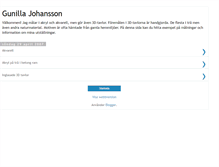 Tablet Screenshot of gunillajohansson.blogspot.com