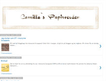 Tablet Screenshot of camillaspapirverden.blogspot.com