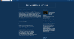 Desktop Screenshot of andersonsisters.blogspot.com