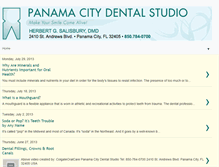 Tablet Screenshot of panamacityfl-dentist.blogspot.com