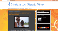 Desktop Screenshot of conversacomricardopinto.blogspot.com