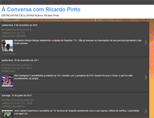 Tablet Screenshot of conversacomricardopinto.blogspot.com