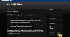 Desktop Screenshot of mojepapieros.blogspot.com