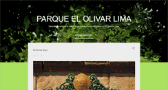 Desktop Screenshot of parqueelolivar.blogspot.com