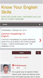 Mobile Screenshot of know-your-english-skill.blogspot.com