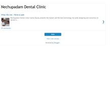 Tablet Screenshot of nechupadamdentalclinic.blogspot.com