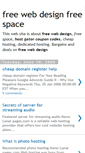 Mobile Screenshot of free-web-design-33.blogspot.com