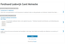 Tablet Screenshot of ferdinand-lodewijk-carel-meinecke.blogspot.com