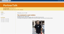 Desktop Screenshot of partnertalk.blogspot.com