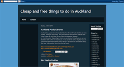 Desktop Screenshot of freethingstodoinauckland.blogspot.com