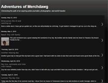 Tablet Screenshot of merchdawg.blogspot.com