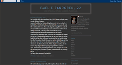 Desktop Screenshot of emeliesandgren.blogspot.com