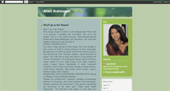 Desktop Screenshot of anubhutya.blogspot.com