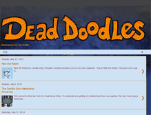 Tablet Screenshot of deaddoodles.blogspot.com