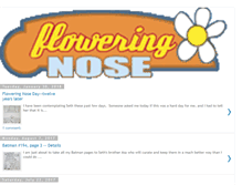 Tablet Screenshot of floweringnose.blogspot.com