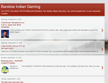Tablet Screenshot of barstowindiangaming.blogspot.com