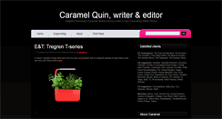 Desktop Screenshot of caramelquin.blogspot.com