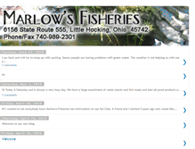 Tablet Screenshot of marlowsfisheries.blogspot.com