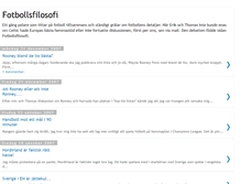 Tablet Screenshot of fotbollsfilosofi.blogspot.com