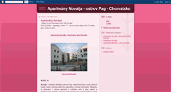 Desktop Screenshot of apartmany-novalja-chorvatsko.blogspot.com