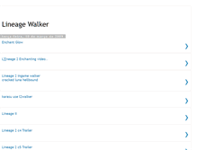 Tablet Screenshot of lineage2walker.blogspot.com