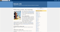 Desktop Screenshot of estonia101.blogspot.com